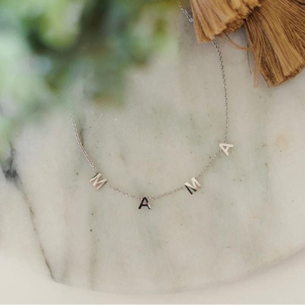 Silver Mama Necklace